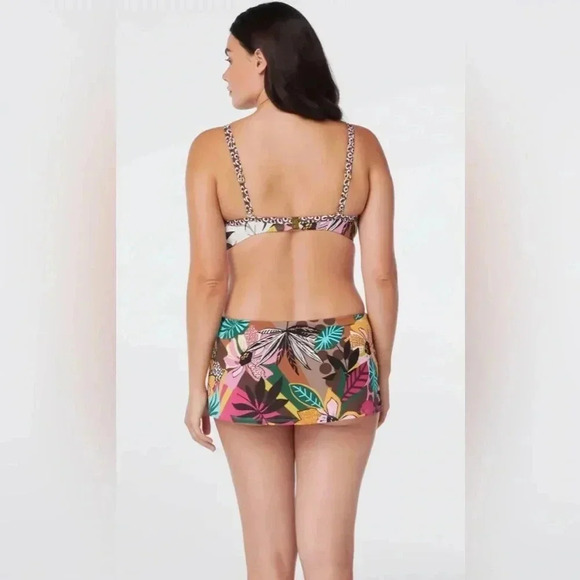 Bleu Rod Beattie Run Wild Contour Bikini Top And Skirted Bottom - Picture 4 of 14